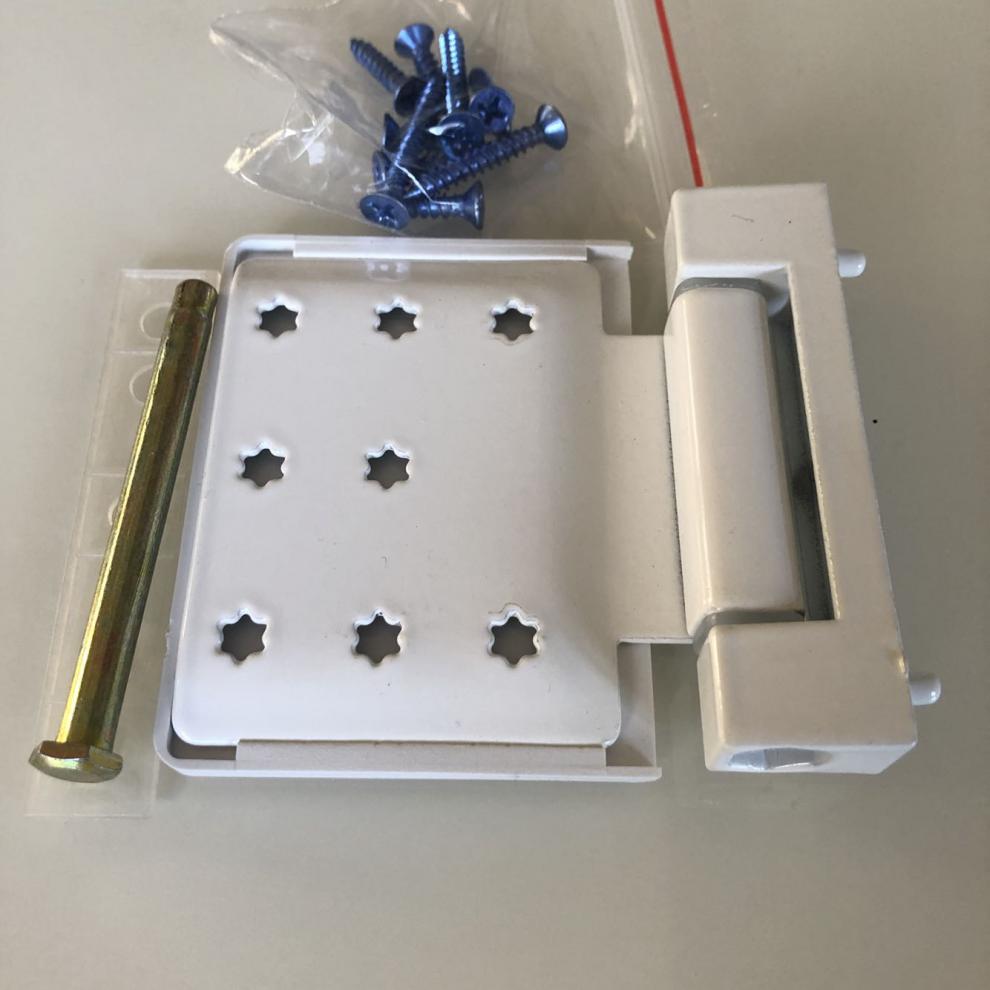 老式塑钢门窗合页板180度平开窗铰链通开型塑料窗大板合页 白色 其它