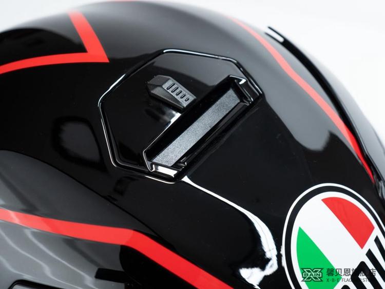 agv头盔碳纤维限量全盔 agv k5-s 男女双镜片四季赛跑车摩托机车全覆