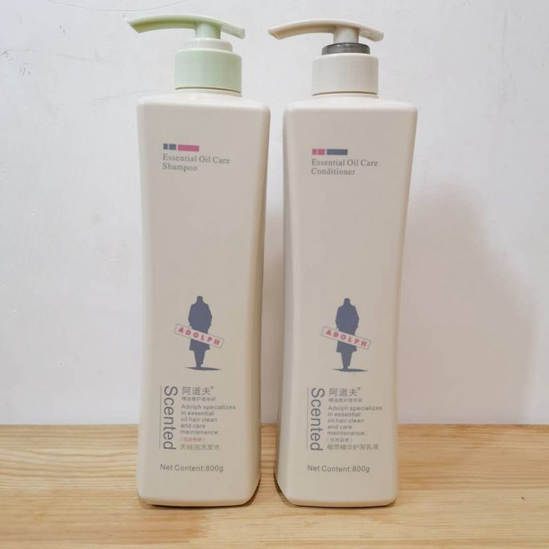 阿道夫去屑轻柔丝滑滋润修护洗发水护发素沐浴露套装800ml阿道夫800克