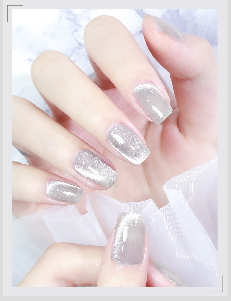 kasi晶石猫眼光疗指甲油胶2021年新款网红冰透极光宽猫眼美甲 rb048