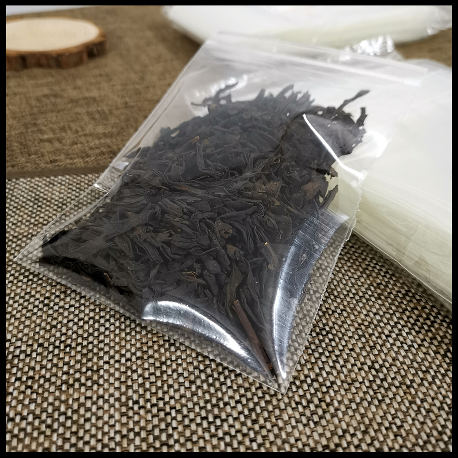 壹朵森茶叶包装袋散茶自封袋透明茶叶密封袋普洱茶红茶绿茶样品袋小泡