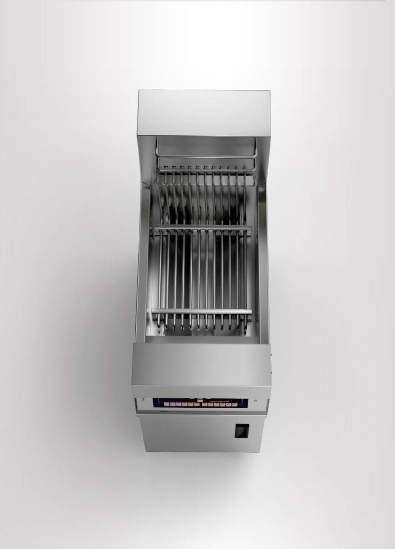 卡梵硕自动升降立式电炸炉商用智能单缸双缸大容量油炸锅带滤油车油炸