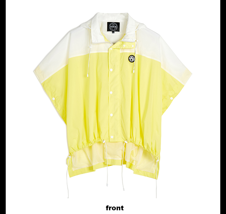 acupuncture情侣款夏季外套拼接撞色休闲街头美式112u52560105黑套黄s