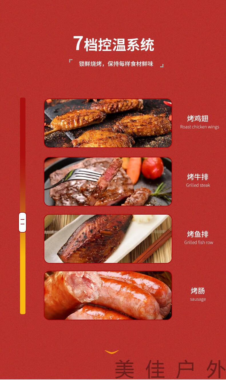 小型烧烤炉电烧烤炉家用烤串室内无烟烧烤用具烤肉炉盘小型大功率烧烤