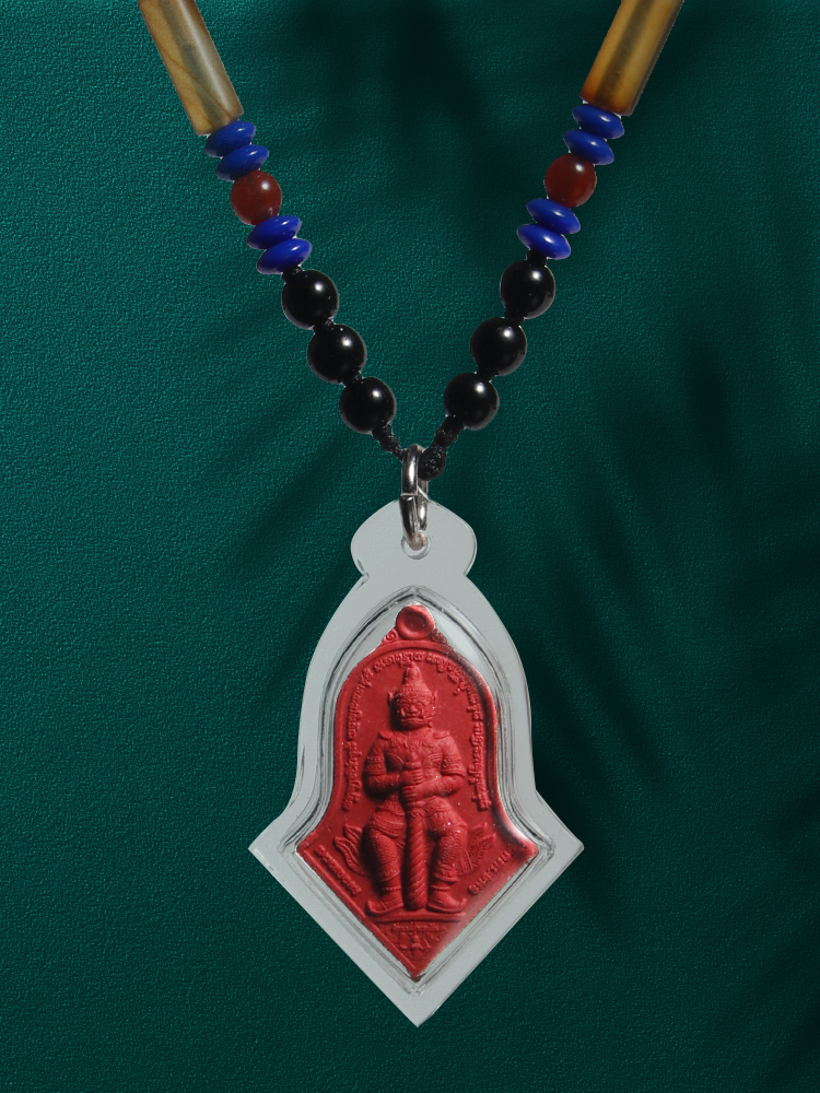 京选臻品御大师泰国佛牌鬼王男女款挂坠亚克力壳正牌真品龙婆易夜叉
