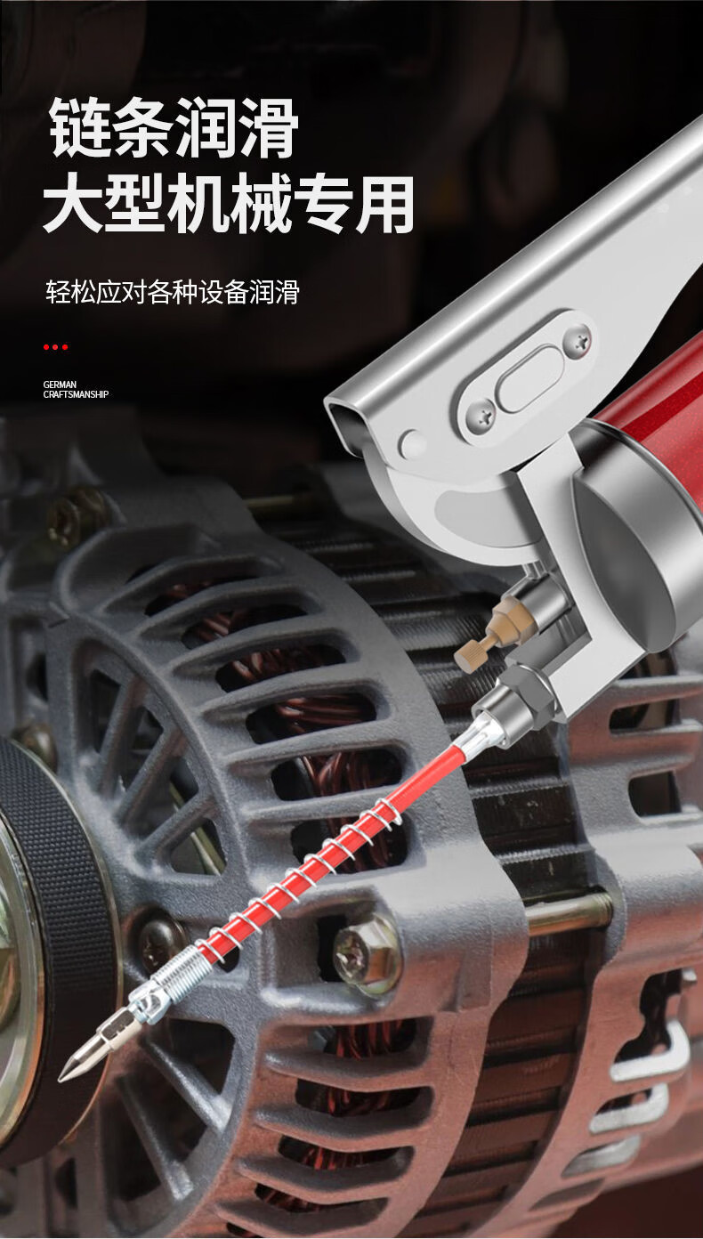 手动高压黄油枪单压双压杠打黄油枪小型加油枪自吸式牛油枪 双活塞