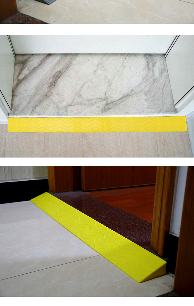 塑料门口门槛台阶斜坡垫家用室内扫地机器人爬坡斜坡板门坎垫高条橡胶