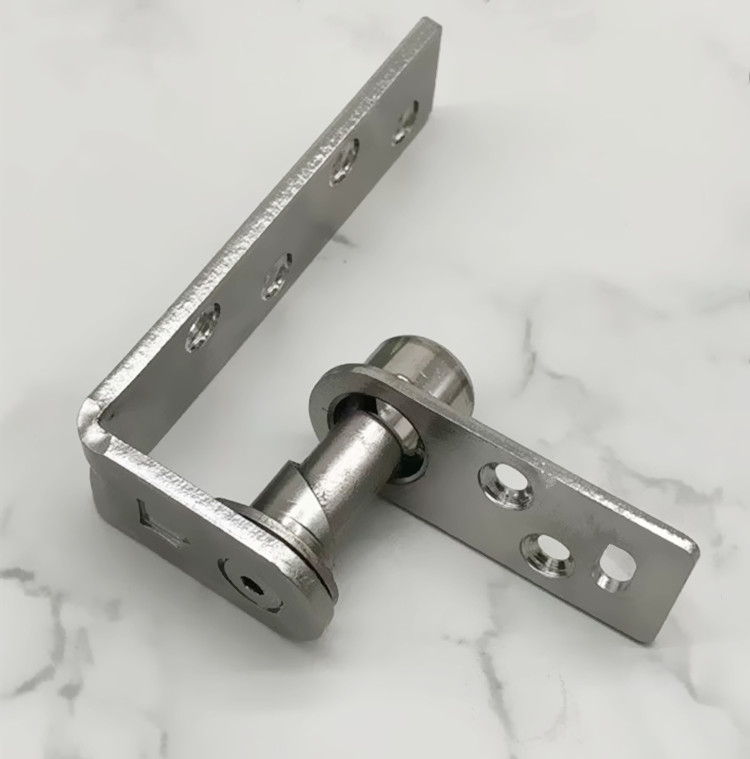 卫生间隐形门天地轴铰链内外开自由双开门合页双向牛仔门闭门器管式