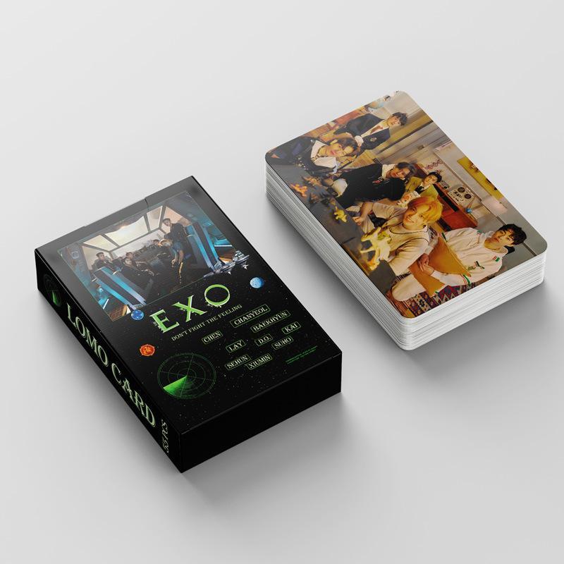 现货lomo卡exobtsnctblackpinkbutter宝石盒小卡收藏卡粉墨2021