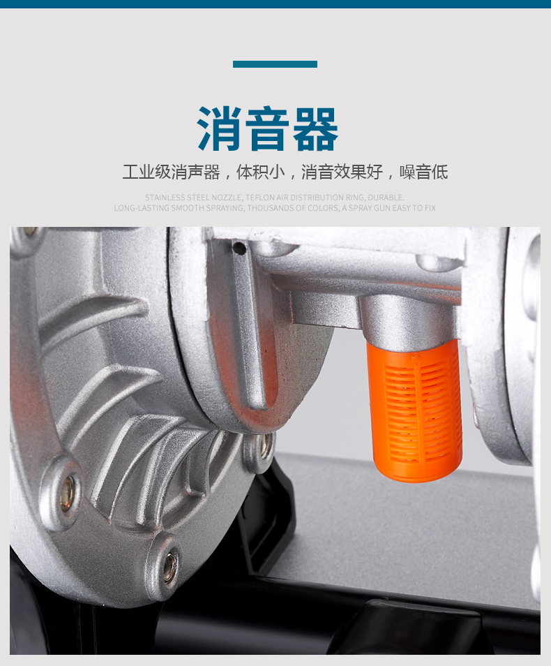 气动隔膜泵高压大功率耐腐蚀加厚不锈钢增压泵油漆油墨喷漆泵 a-10