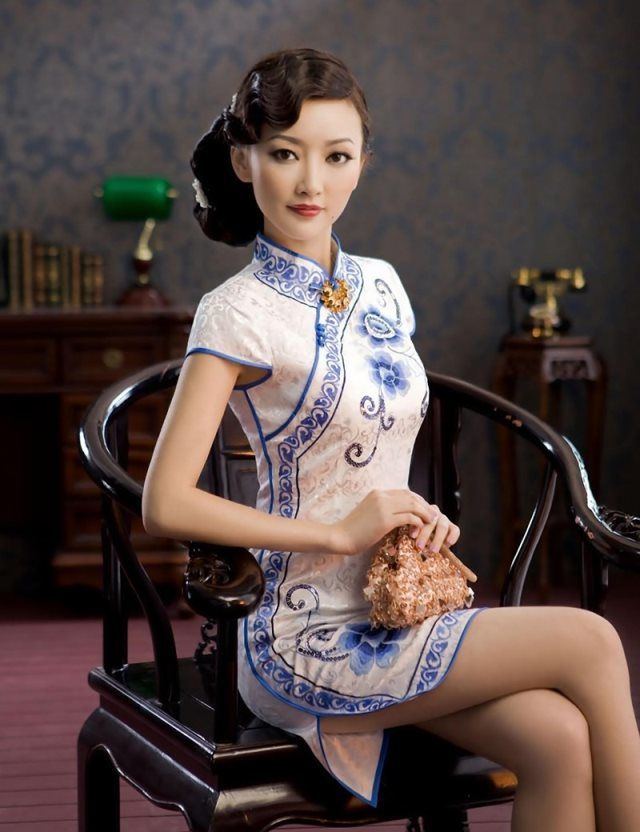 gaherry穿旗袍配的发型假发发髻盘发包头发造型假发套民国女卷发复古