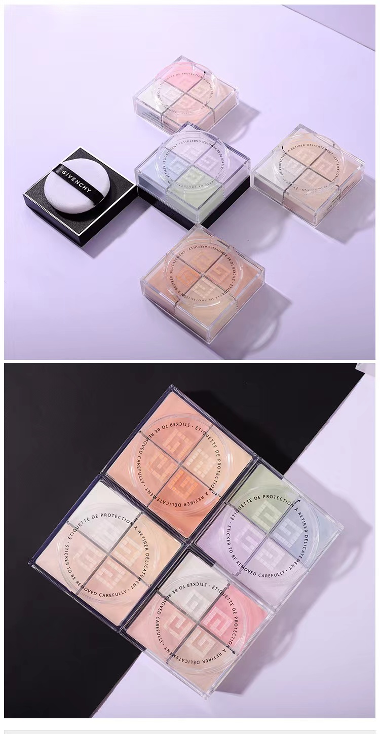 纪梵希散粉小样定妆控油持久防水1/2/5/7号四宫格蜜粉饼 米白色 2