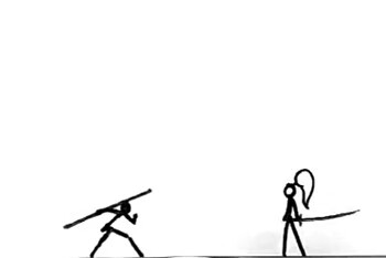 毕业季diy手翻书火柴人格斗打斗武术动画手翻书男生教程手工礼物 火柴