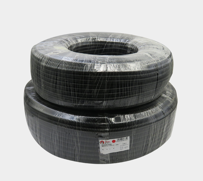 德力西软管加厚蛇皮管波纹管穿线电工管套电缆电线套管pe管黑色外径13