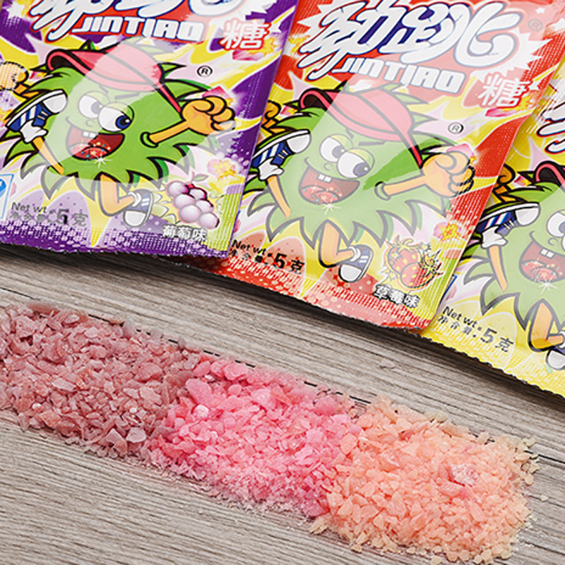 跳跳糖 棒棒糖跳跳糖 童年80后零食儿时回忆爆炸糖劲跳 5袋 共25克装