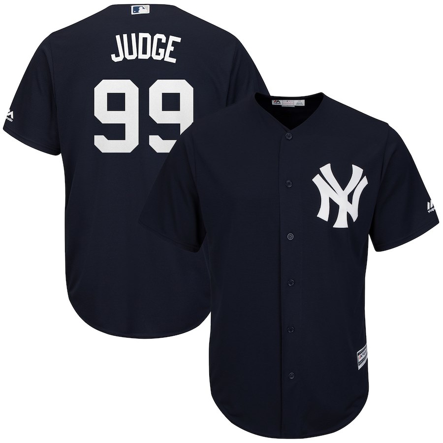 2021新款99号球衣扬基棒球服yankees99号judge贾奇球衣洋基队白色xl