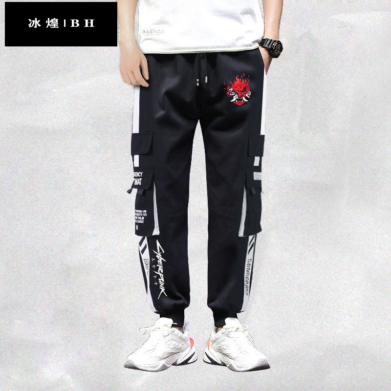 赛博朋克2077游戏周边裤子男女运动休闲裤工装裤青少年长裤裤子嘉仔洛