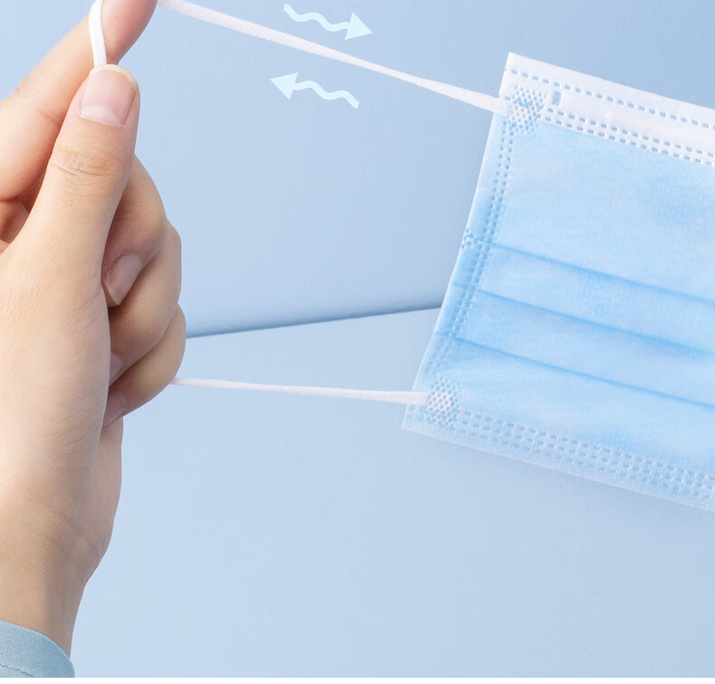 可孚 儿童口罩医用外科型一次性小孩专用三层囗罩独个包装女孩男共100