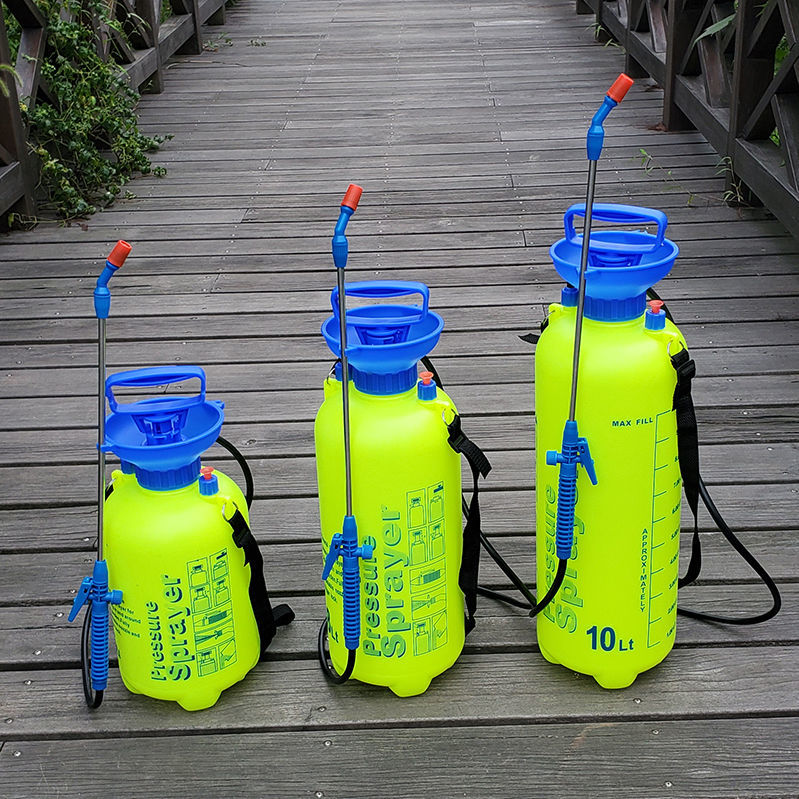 肩背式喷壶消毒喷壶手动气压式喷雾器瓶浇水洒水壶5l8l10l大容量小型