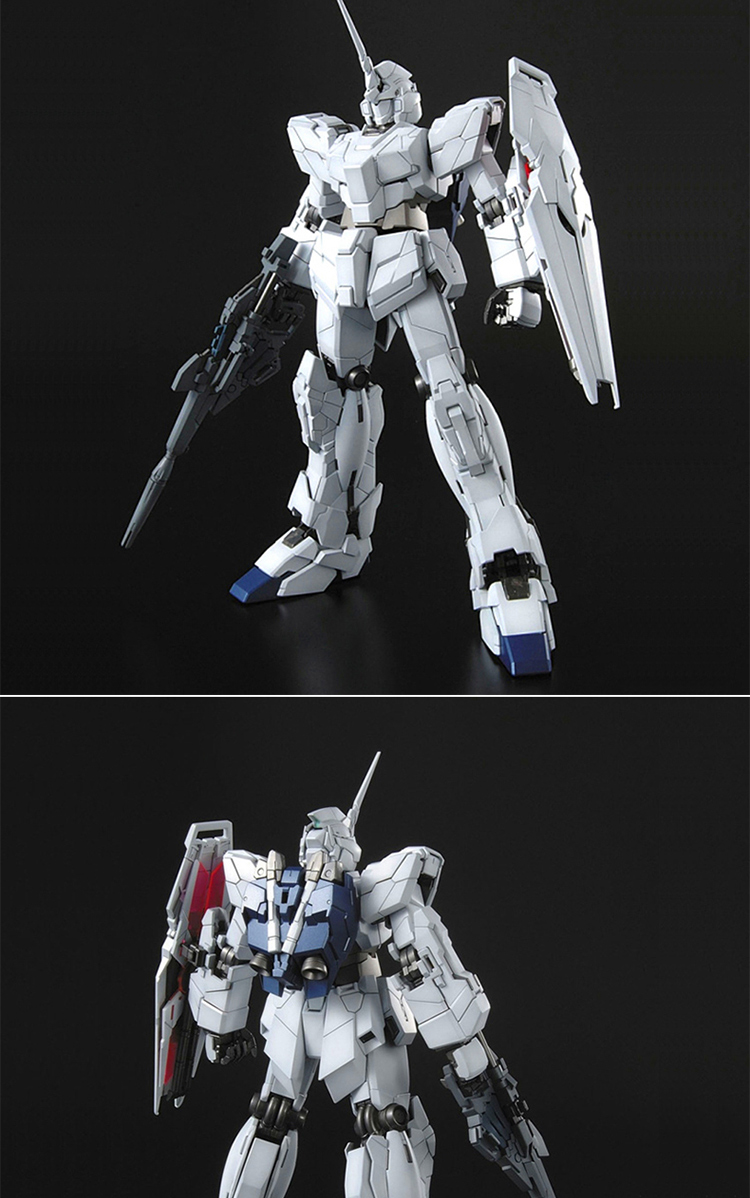 萬代(bandai)高達拼裝模型 mg 1/100 獨角獸可變形爆甲毀滅模式rx-0