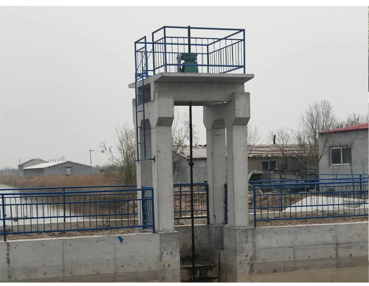 定制手摇电动启闭机闸门阀门铸铁农业水渠排水闸门水利机械摇把闸阀