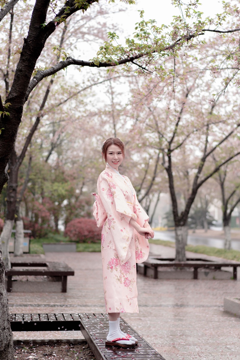 日本女士传统正装长款和服写表演演出舞台日式古装服饰日本高中校服皇