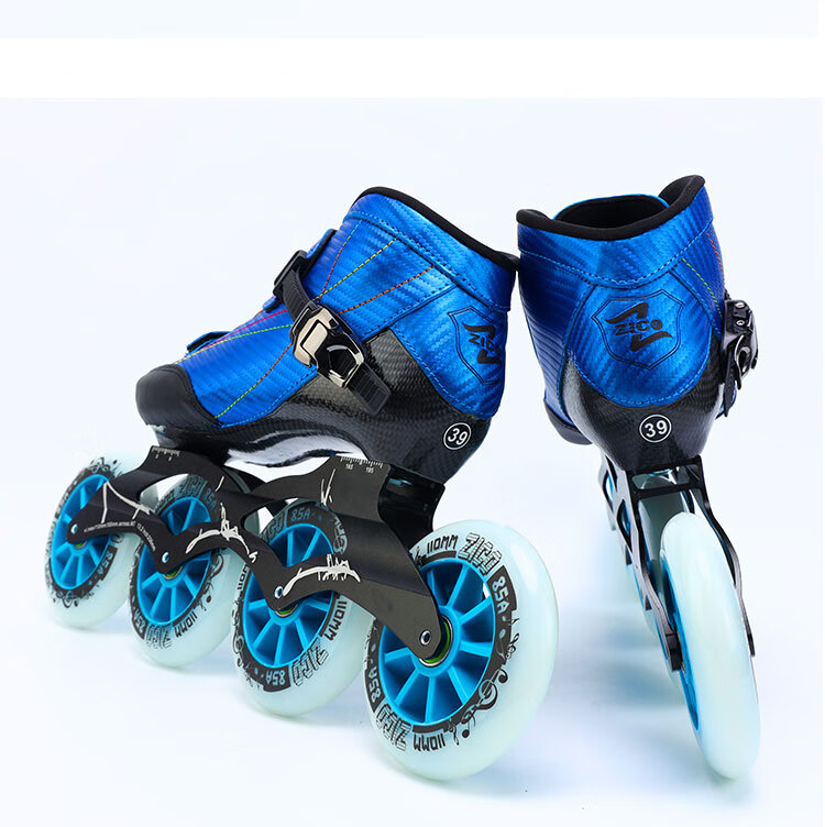 米·高儿童溜冰鞋男速滑zico速滑鞋竞速轮滑鞋大轮速度滑轮鞋溜冰鞋