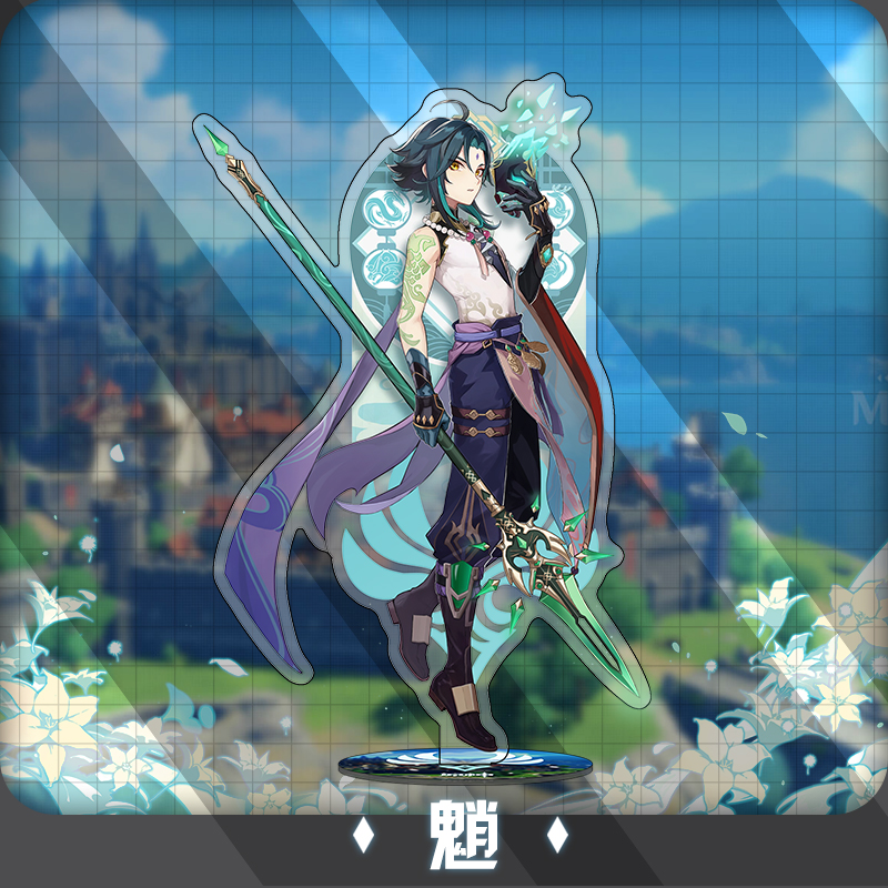 原神立牌二次元周边动漫游戏甘雨可莉胡桃优菈双面夹层