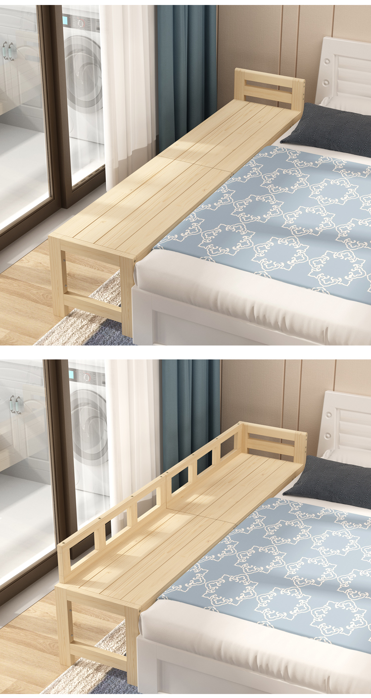 折叠床小床定制实木加宽折叠床免组装拼接小床大床加大可折叠拼床床20