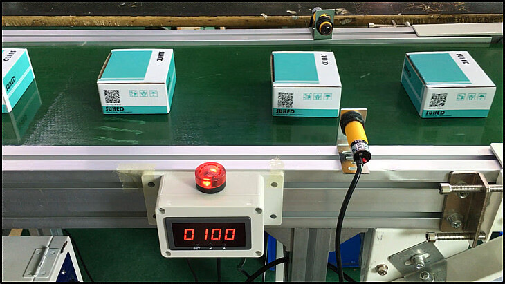 自动感应计数器 输送带点数 传送机记数 包装机器设备报警 对射0-3米