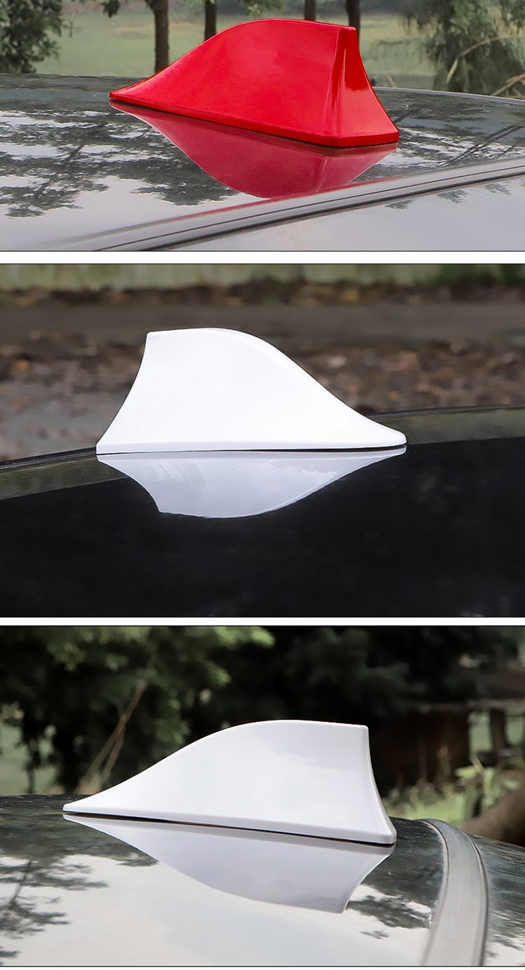 骐达轩逸天籁劲客逍客奇骏天籁途达鲨鱼鳍天线改装白色加强收音天线