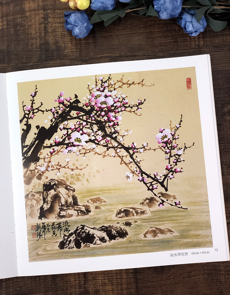王朝阳写意梅花小品集 传统水墨画技法入门详解美术绘画教材 中国山水