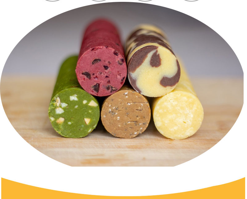 曲奇半成品diy饼干材料蔓越莓饼干黄油曲奇面团自制饼干烘焙生胚抹茶