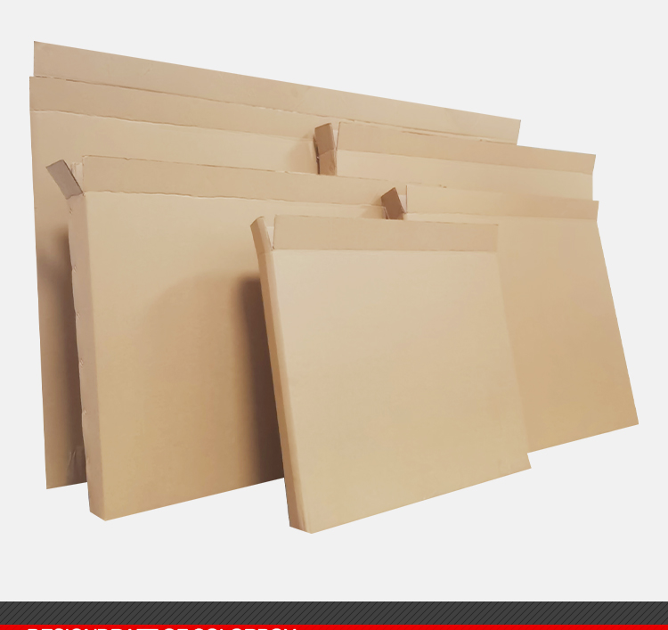 包装箱纸壳箱婚纱照相框包装盒扁平正方形装饰画框硬纸壳快递运输油画