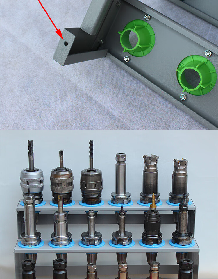 cnc加工中心bt30bt40阶梯式刀柄架刀具整理车柜刀具车刀柄收纳架bt30
