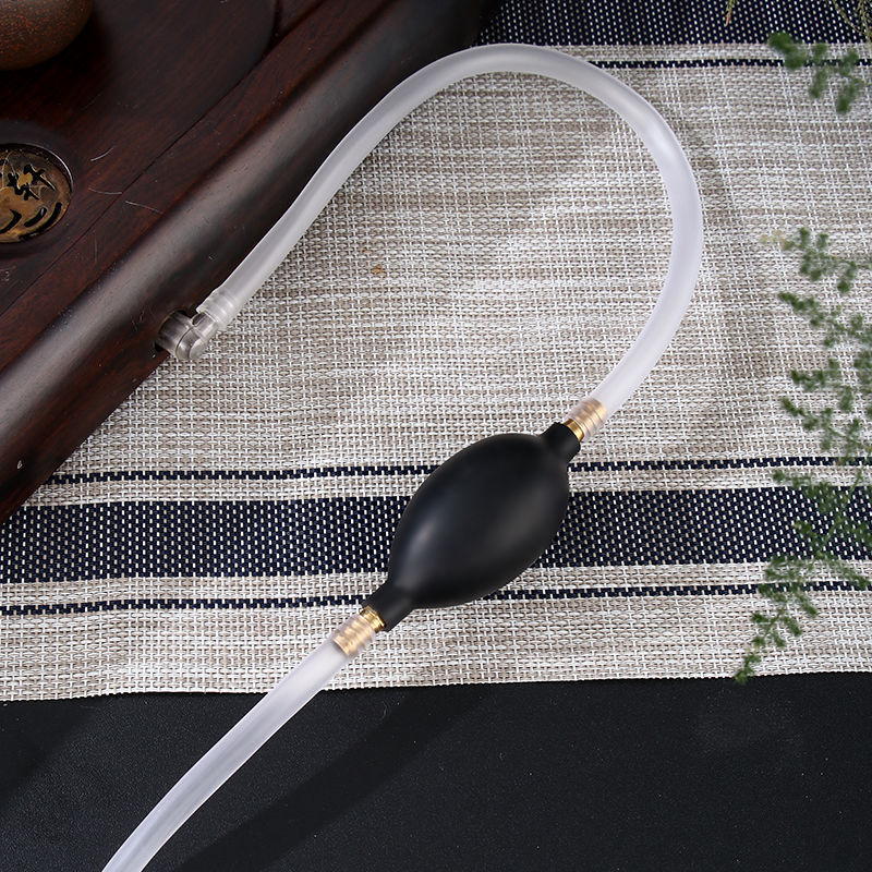 茶盘排水管防冻硅胶转接头茶台茶几带吸水球下水管功夫茶具配件常规款