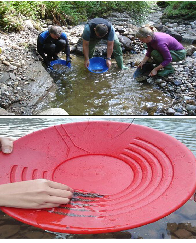 淘金盆 手摇淘金盆 淘金工具 便携式淘金工具 淘金沙工具 淘金斗 洗金