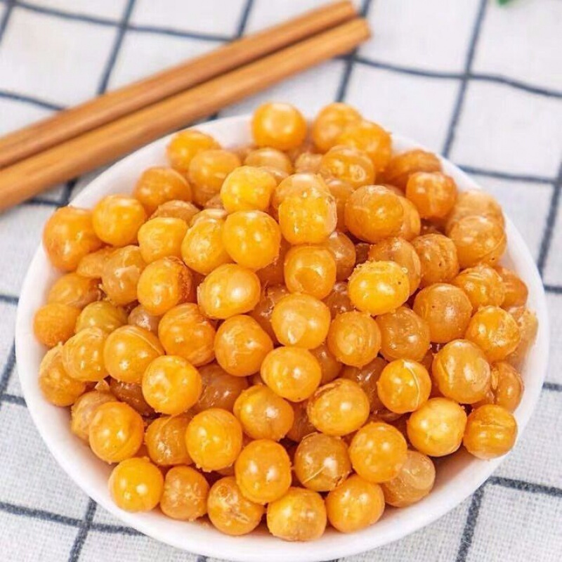黄金豆油炸豌豆黄豆类小吃面馆豆子零食坚果 1斤装共4袋【2袋牛肉 2袋