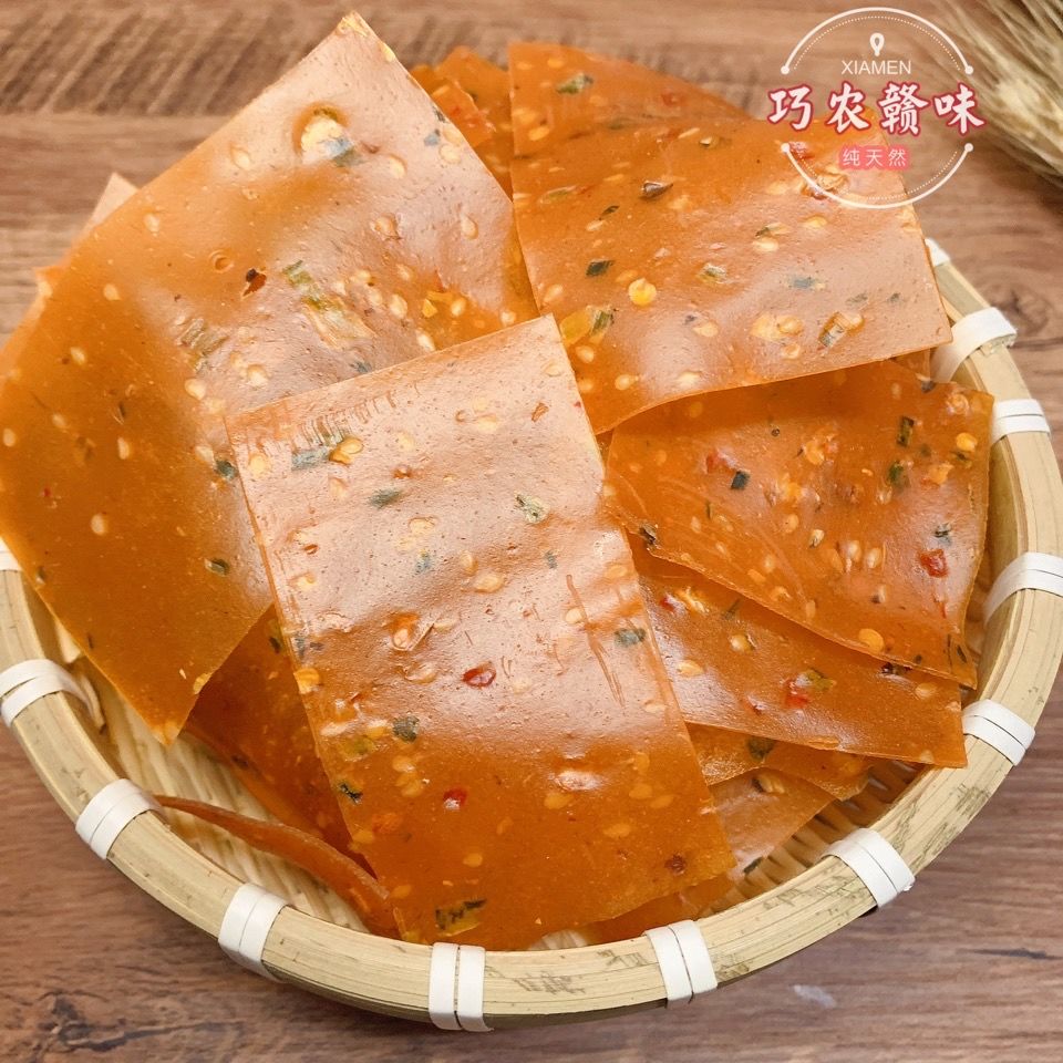 大余烫皮骨江西赣南特产传统手工自制芋兰片大余特产客家特色 香辣味