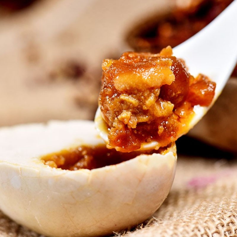 梅香咸蛋鸭蛋咸蛋黄咸鸭蛋江苏特产咸鸭蛋即食正宗流油熟6枚/8枚/10枚