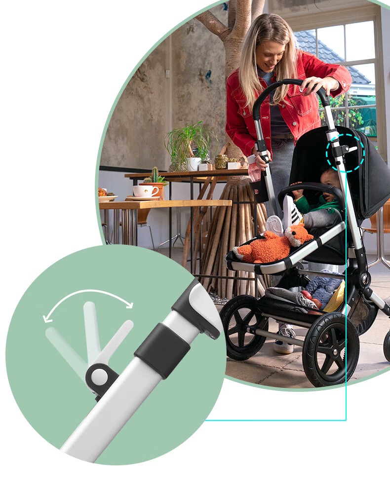 【咨询享礼】bugaboo cameleon3 plus 博格步高景观双向坐躺婴儿车