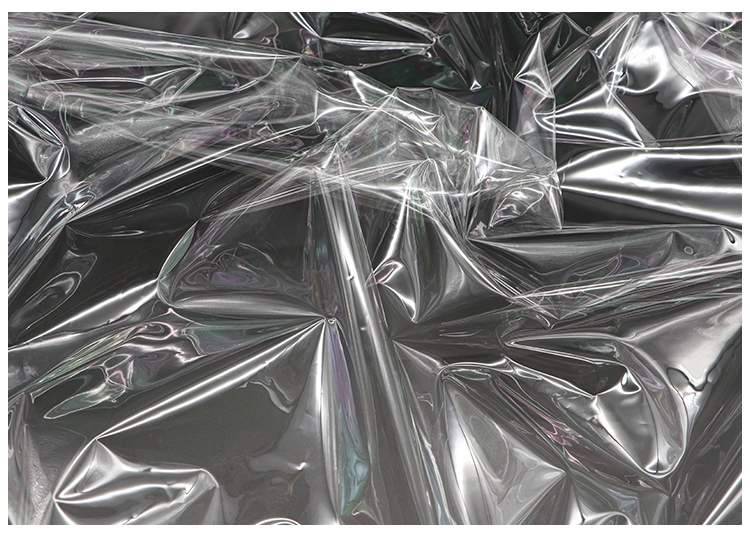 防水布料薄款透明面料服装雨衣薄膜磨砂防水塑料设计师面料包包透明