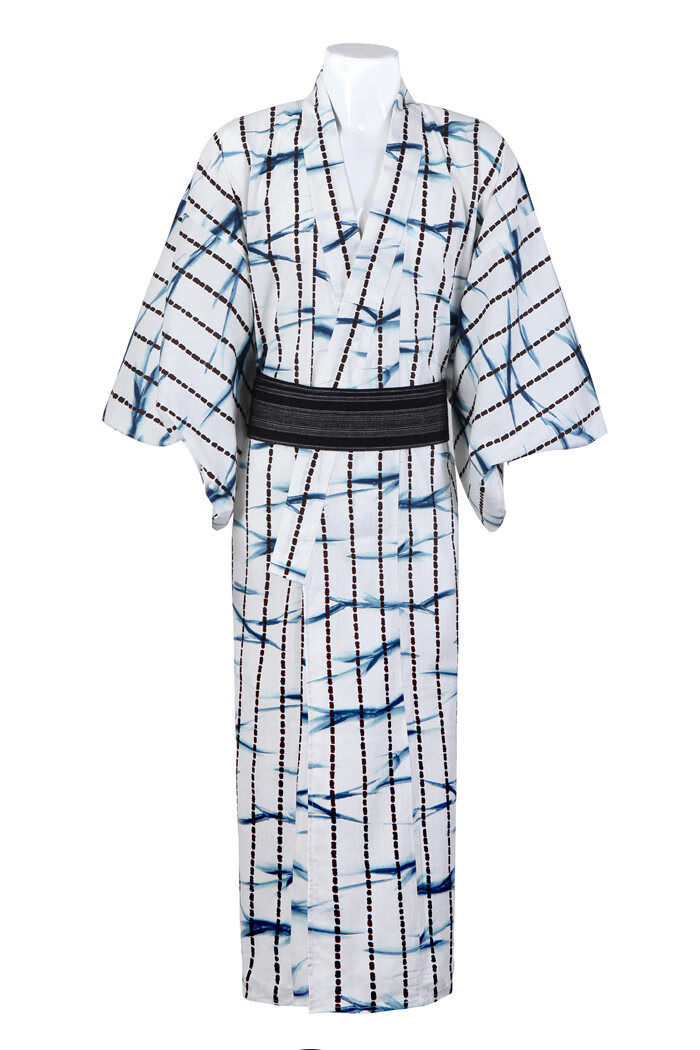 日本人穿的衣服男士传统正式和服浴衣腰带套装长袍浴袍家居服旅拍服饰