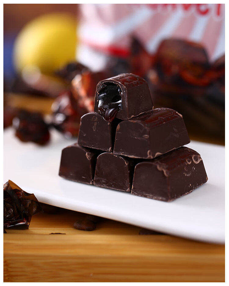 俄罗斯酒心巧克力糖果威士忌酒味休闲零食喜糖年货圣诞礼物威士忌酒味