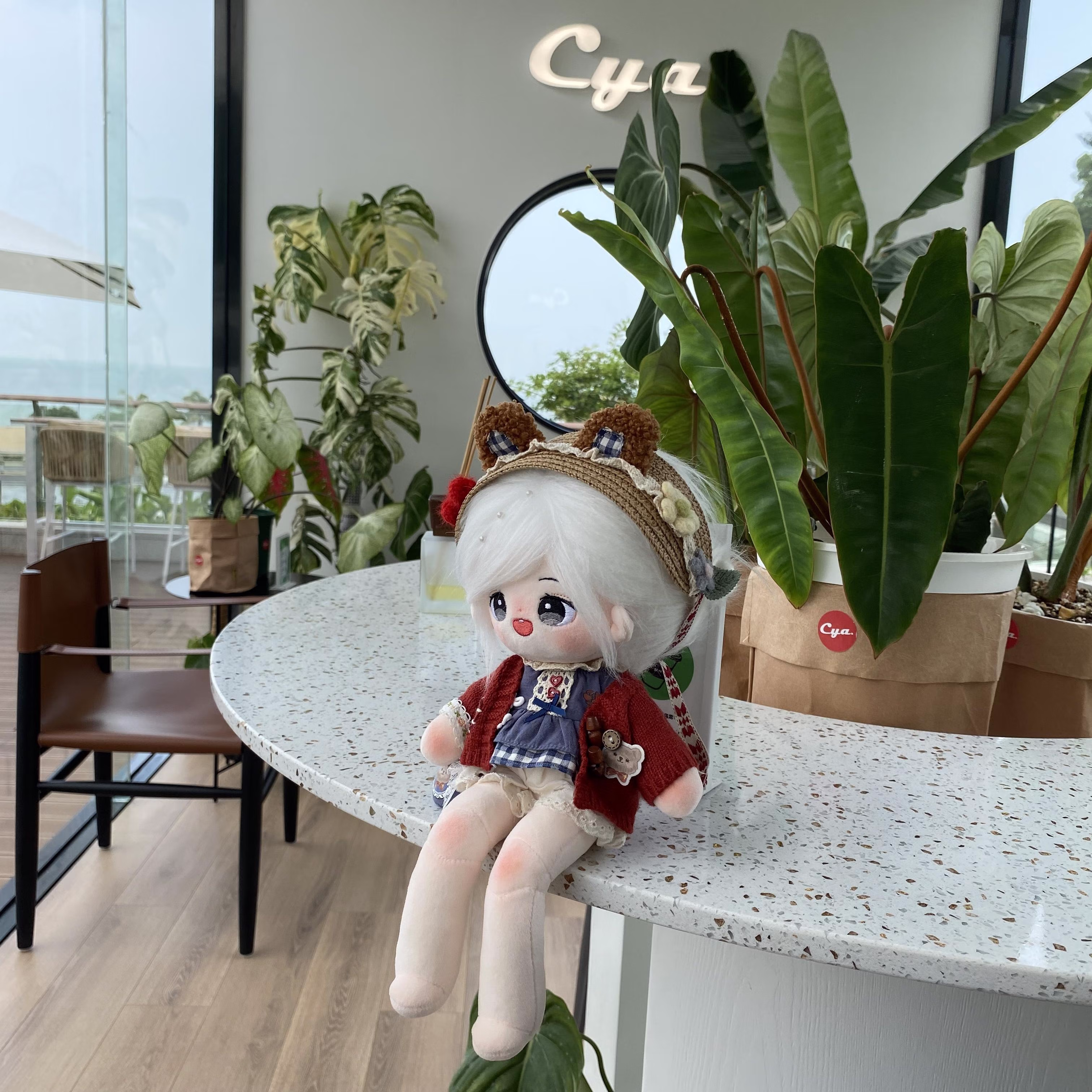 棉花娃娃裸娃便宜20cm无属性棉花娃娃裸娃人形公仔毛绒玩具玩偶手工