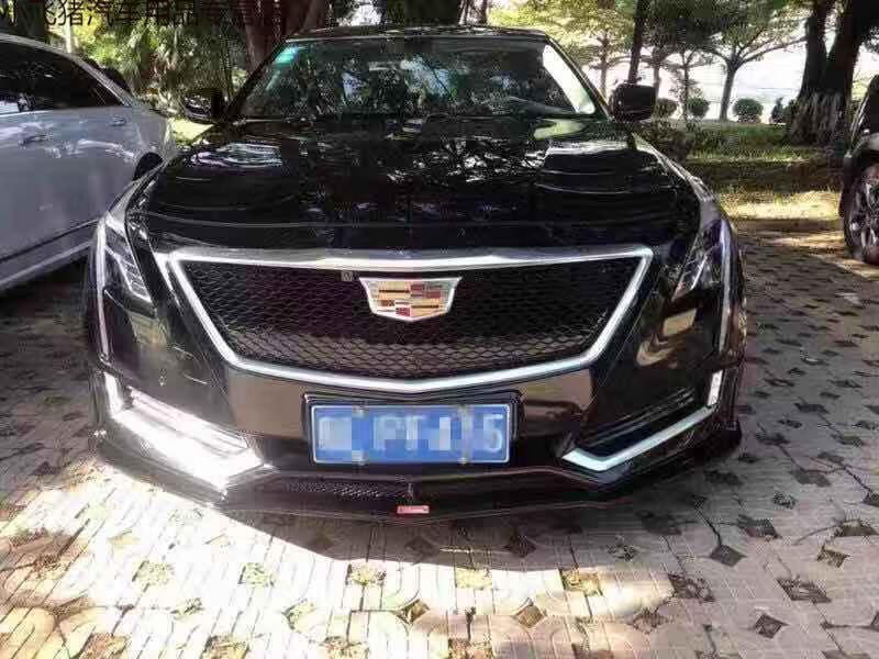 适用于凯迪拉克xts中网xt5atslct6改装饰d3套件满天星蜂窝 16-18xt5