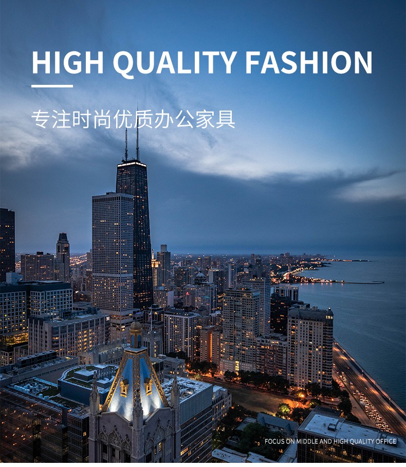 初岛 真皮办公沙发茶几组合简约现代办公室三人位会客接待小型商务沙发 午睡沙发 单人位 进口耐磨西皮
