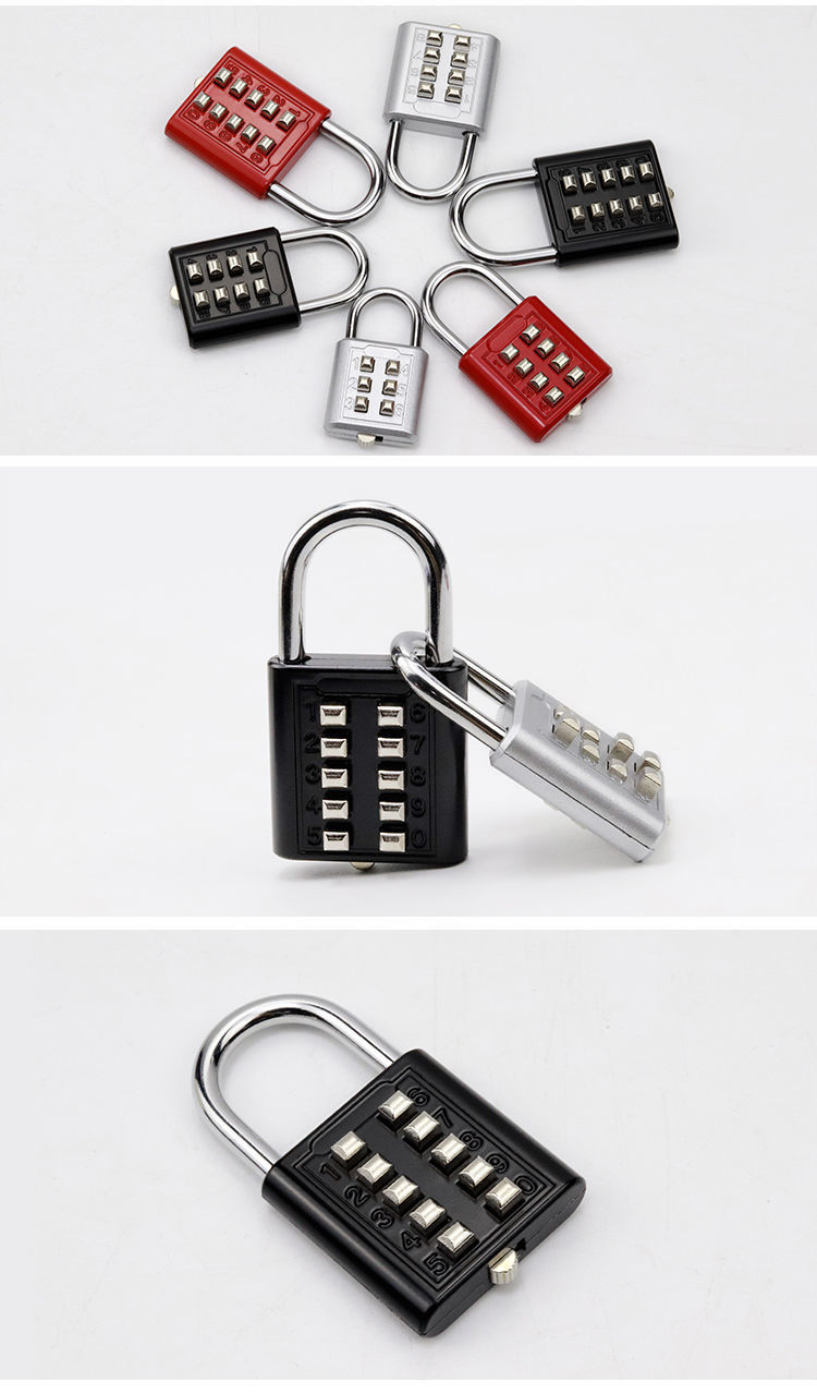 阳特派数字按键密码锁小型迷你u型密码锁头大门柜子柜门家用密码锁