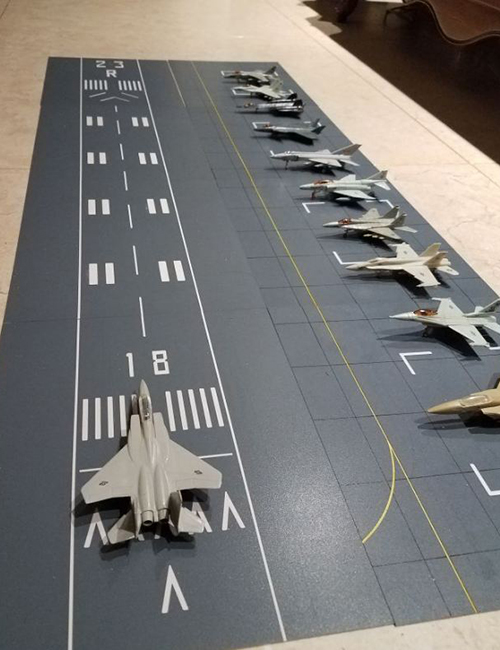 飞机停机坪1:400跑道定制客机民航民用机场场景沙盘模型摆件 1:400-2