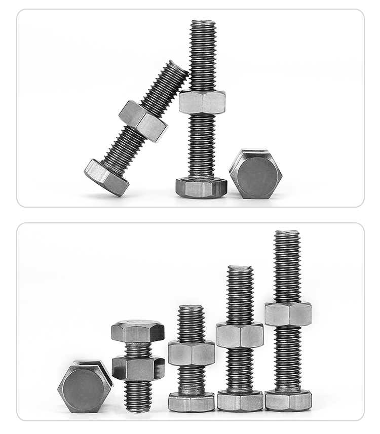 m10外六角钛螺丝螺母套装ta2纯钛螺栓*20/25/30/35/40/45/50-150 m10